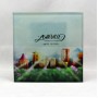 Souvenir Glass Coaster 4"X4" Asheville NC Sunbeam Skyline