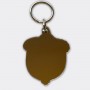 Acrylic Die-Cut Keyring - Raleigh City of Oaks Acorn Skyline