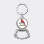 Bottle Opener Keyring - North Carolina Cardinal Dogwood