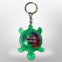 Acrylic Resin North Carolina turtle Keyring