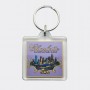 Square Acrylic Keyring - Charlotte Art