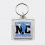 Square Acrylic Keyring - NC Tar Heel State