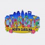 Acrylic Die-Cut Magnet - Charlotte Art Letters