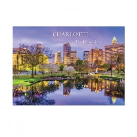 Horizontal Metal Magnet - Charlotte NC Marshall Park Horizontal Metal Magnet - Charlotte NC Marshall Park