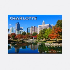 Horizontal Metal Magnet - Charlotte's Marshall Park Horizontal Metal Magnet - Charlotte's Marshall Park