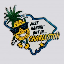 Rubber Magnet -  Just hanging out in Charleston Rubber Magnet -  Just hanging out in Charleston