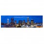 Panoramic Metal Magnet - Charlotte Night Sky