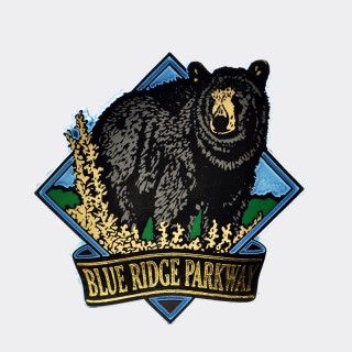 Rubber Magnet - Blue Ridge Parkway Black Bear Rubber Magnet - Blue Ridge Parkway Black Bear