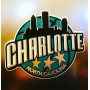 Rubber Magnet - Charlotte Skyline Basketball AllStar Theme