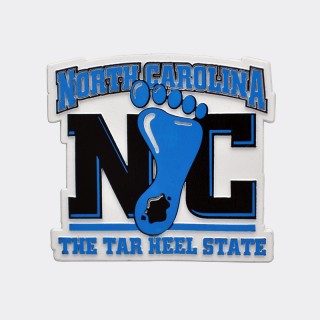 Rubber Magnet - NC Tar Heel State Rubber Magnet - NC Tar Heel State