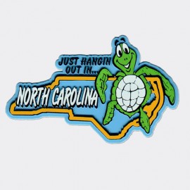 Rubber Magnet - Just Hanging Out in North Carolina Rubber Magnet - Just Hanging Out in North Carolina