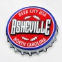 Rubber Magnet - Asheville Beer City USA