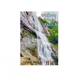 Vertical Metal Magnet - Hickory Nut Falls Vertical Metal Magnet - Hickory Nut Falls