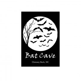 Vertical Metal Magnet - Bat Cave at Chimney Rock NC Vertical Metal Magnet - Bat Cave at Chimney Rock NC