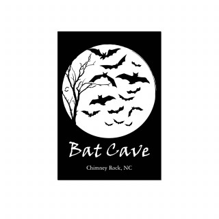 Vertical Metal Magnet - Bat Cave at Chimney Rock NC Vertical Metal Magnet - Bat Cave at Chimney Rock NC