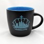 12 Oz. Ceramic Black Mug - Charlotte Crown Skyline