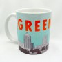 11 Oz. Ceramic Mug - Greensboro Skyline Sketch 