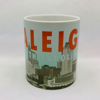 11 Oz. Ceramic Mug - Raleigh Skyline Sketch  11 Oz. Ceramic Mug - Raleigh Skyline Sketch