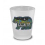 2 Oz. Frosted Shot Glass - Asheville Bear Skyline