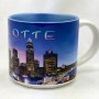 Jumbo 14 Oz. Ceramic Mug - Charlotte Pink Skyline