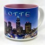 Jumbo 14 Oz. Ceramic Mug - Charlotte Pink Skyline