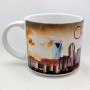 Jumbo 14 Oz. Ceramic Mug - Charlotte Skyline At Dusk