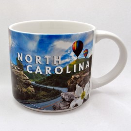 Jumbo 14 Oz. Ceramic Mug - North Carolina Photo Collage Jumbo 14 Oz. Ceramic Mug - North Carolina Photo Collage