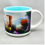 Jumbo 14 Oz. Ceramic Matte Mug - Asheville NC Sunbeam Skyline