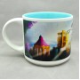 Jumbo 14 Oz. Ceramic Matte Mug - Asheville NC Sunbeam Skyline