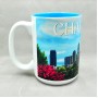 Mighty 15 Oz. Ceramic Mug - Charlotte Floral Skyline