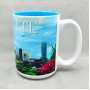 Mighty 15 Oz. Ceramic Mug - Charlotte Floral Skyline