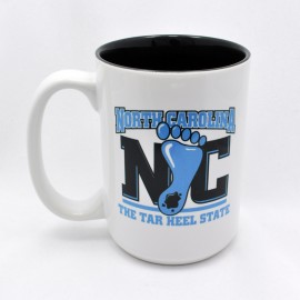 Mighty 15 Oz. Ceramic Mug - The Tar Heel State  Mighty 15 Oz. Ceramic Mug - The Tar Heel State