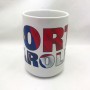 Mighty 15 Oz. Ceramic Mug - North Carolina Flag Letters