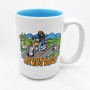 Mighty 15 Oz. Ceramic Mug - Cruisin'on The Blue Ridge Parkway