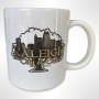 Speckle 14 Oz. Ceramic Mug - Raleigh City of Oaks Tree 