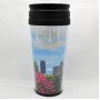 Travel 14 Oz. Acrylic Mug - Charlotte Floral Skyline