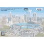 Souvenir Postcard (Pack of 50) - Charlotte Downtown Aerial View of Carolina Panther Stadium