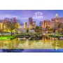 Souvenir Postcard (Pack of 50) - Charlotte Queen City Skyline in Marshall Park