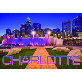 Souvenir Postcard (Pack of 50) - Romare Bearden Park in Charlotte NC Souvenir Postcard (Pack of 50) - Romare Bearden Park in Charlotte NC