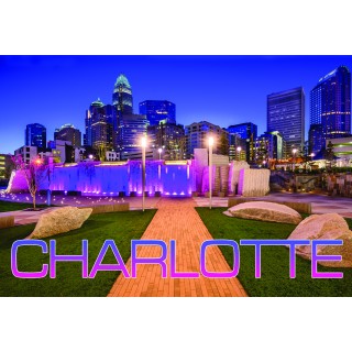 Souvenir Postcard (Pack of 50) - Romare Bearden Park in Charlotte NC