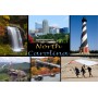 Souvenir Postcard (Pack of 50) - North Carolina Scenic Photo Collage
