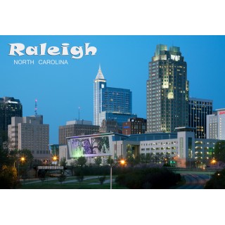 Souvenir Postcard (Pack of 50) - Raleigh North Carolina Night View of Downtown Souvenir Postcard (Pack of 50) - Raleigh North Carolina Night View of Downtown