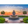 Souvenir Postcard (Pack of 50) - Charleston SC Pinapple Fountain at Waterfront Park