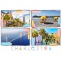 Souvenir Postcard (Pack of 50) - Charleston Cotton Candy Collage
