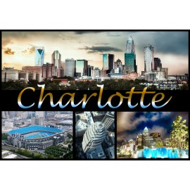 Souvenir Postcard (Pack of 50) - Charlotte, North Carolina Scenic Collage Souvenir Postcard (Pack of 50) - Charlotte, North Carolina Scenic Collage