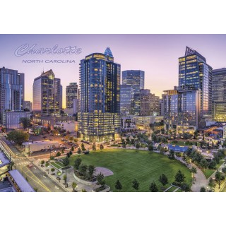 Souvenir Postcard (Pack of 50) - Charlotte NC Aerial View of Romare Bearden Park Souvenir Postcard (Pack of 50) - Charlotte NC Aerial View of Romare Bearden Park