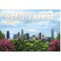 Souvenir Postcard (Pack of 50) - Charlotte, North Carolina Art Rendering
