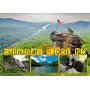Souvenir Postcard (Pack of 50) - Chimney Rock NC Block Letters Scenic Collage