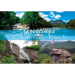 Souvenir Postcard (Pack of 50) - Greetings from Chimney Rock NC Souvenir Postcard (Pack of 50) - Greetings from Chimney Rock NC