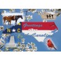 Souvenir Postcard (Pack of 50) - Standard Postcard 4x6 - Greetings from NC Photo Montage